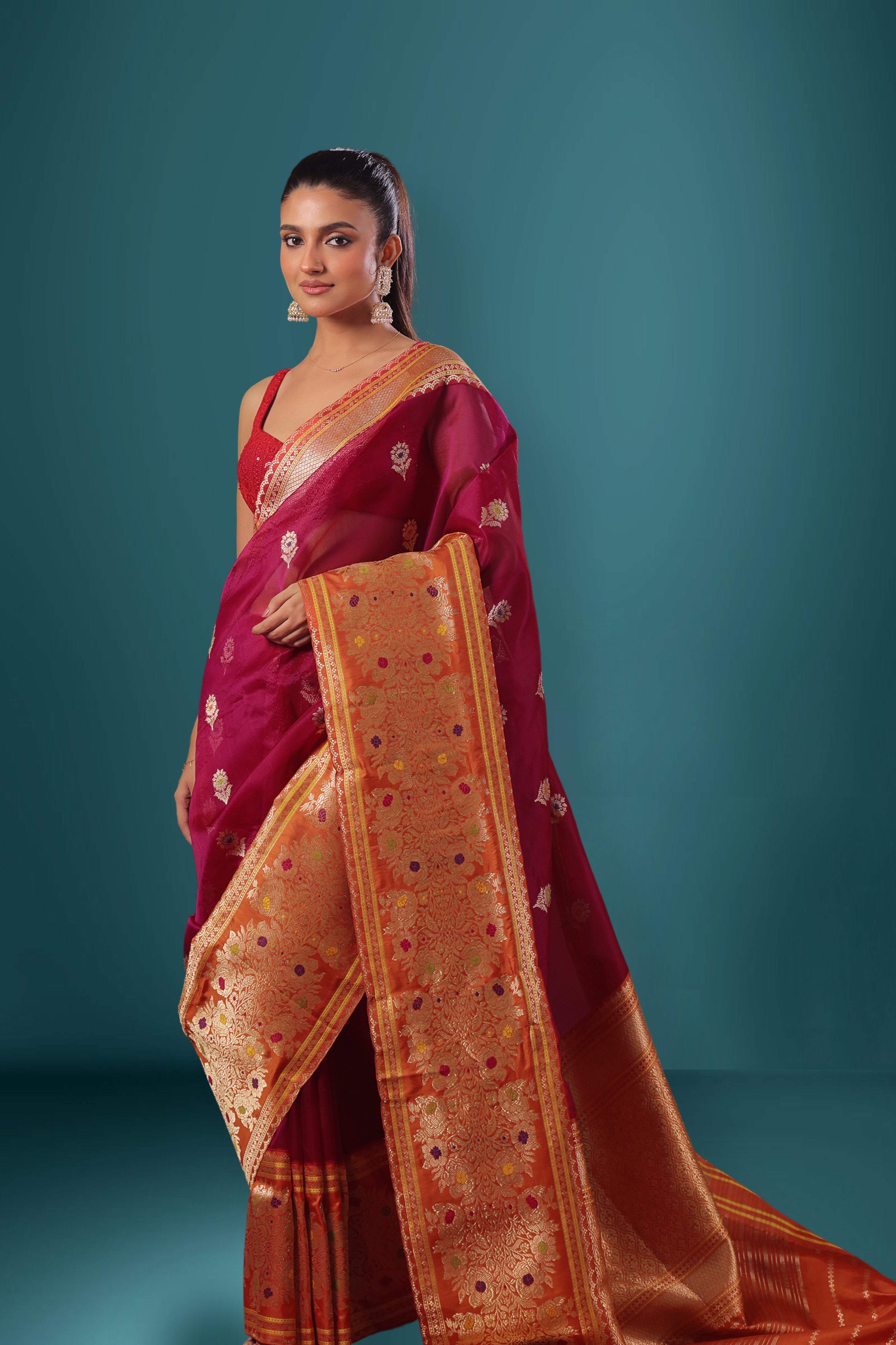 Exclusive Kora Katan Border Banarasi